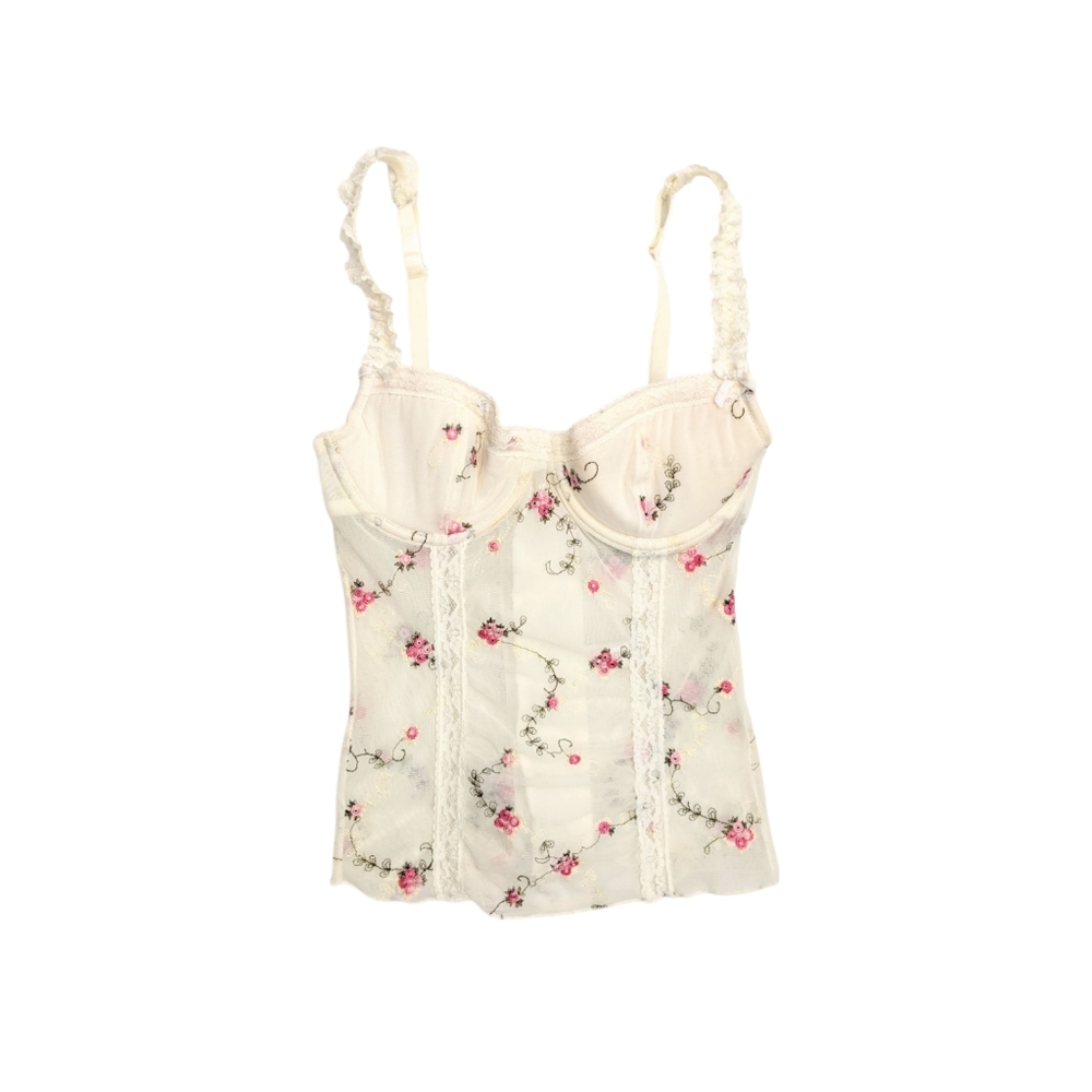 & Other Stories Cream Floral Camisole